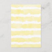 Gelbe Bücher für Babys mit Blumengrün Begleitkarte (Rückseite)