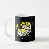 Gelbe Buggy Kaffeetasse (Links)