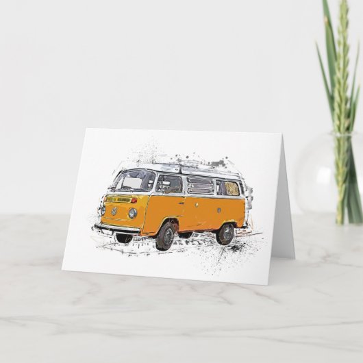 Gelbe Buskarte Karte (Vorderseite)