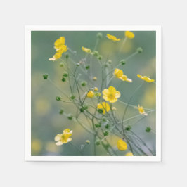 Gelbe Buttercups Serviette