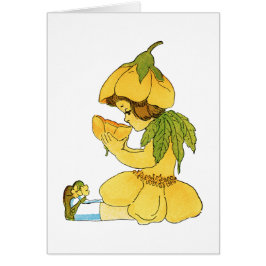 Gelbe Buttertasse Kinderbehandlungskarte