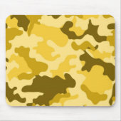 Gelbe Camouflage Mousepad (Vorne)