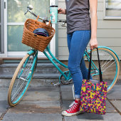 GELBE CAMOUFLAGE PATTER TOTE BAG TASCHE