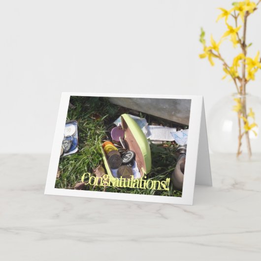 Gelbe Chips Karte (Gelbe Blume)