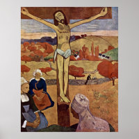 Gelbe Christus von Paul Gauguin, Vintage Kunst