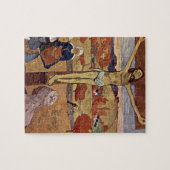 Gelbe Christus von Paul Gauguin, Vintage Kunst Puzzle (Horizontal)