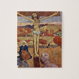 Gelbe Christus von Paul Gauguin, Vintage Kunst Puzzle