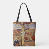 Gelbe Christus von Paul Gauguin, Vintage Kunst Tasche (Rückseite)