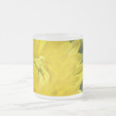 Gelbe Chrysantheme Mattglastasse (Mittel)