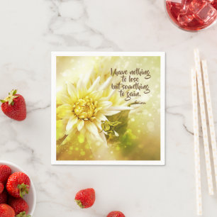 Gelbe Chrysanthemen-Party-Papier-Servietten Serviette