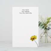 Gelbe Coreopsis Briefpapier (Stehend Vorderseite)