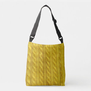 Gelbe Crossbody-Bag Tragetaschen Mit Langen Trägern
