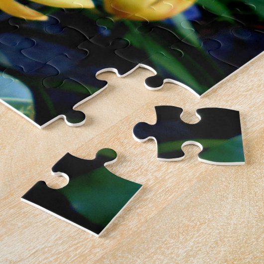 Gelbe Cymbidium-Orchideen Puzzle (Seite)