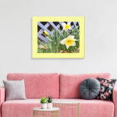 Gelbe Daffodien #2 Leinwanddruck (Insitu (Wohnzimmer))