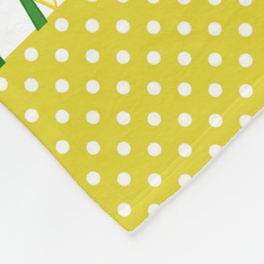 Gelbe Daffodien Blume Fleece Blanket (Ecke)