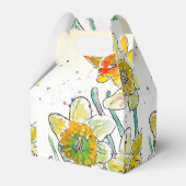 Gelbe Daffodien Blume Geburtstagsfrauen Geschenkschachtel (Rückseite)