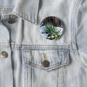 Gelbe Daffodien im Schnee Button (Beispiel)