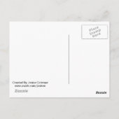 Gelbe Daffodien Postkarte (Rückseite)