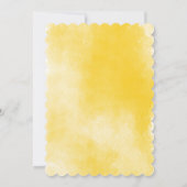 Gelbe Daffodien Rosa Osterbrunch Ei Hunt Einladung (Rückseite)