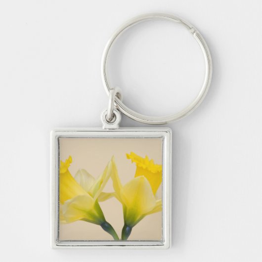 Gelbe Daffodien Schlüsselanhänger (Vorne)
