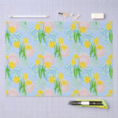 Gelbe Daffodien Seidenpapier (Handwerk)