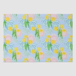 Gelbe Daffodien Seidenpapier