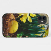 Gelbe Daffodien und ein Gelbes Osterei Case-Mate iPhone Hülle (Rückseite (Horizontal))