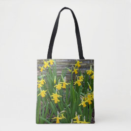 Gelbe Daffodin Blüten Tasche