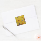 Gelbe Daffodische Blume Art Sticker (Umschlag)