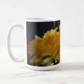Gelbe Daffodische Blume Art Tasse Cup (Links)
