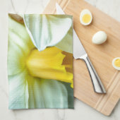 Gelbe Daffodische Blume Handtuch (Viertel Falte)