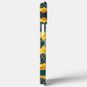 Gelbe Daffodische Blume Individuelle Name Muster Case-Mate iPhone Hülle (Rückseite / Rechts)