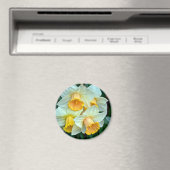 Gelbe Daffodische Blume Magnet (In Situ (Geschirrspüler))