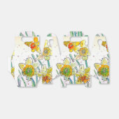 Gelbe Daffodische Blume Wasserfarbe Geburtstag Geschenkschachtel (Ungefaltet)