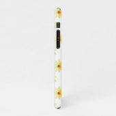 Gelbe Dahlische Blume iPhone Hülle (Linke Seite)