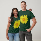 Gelbe Daisy (abgeschieden) T-Shirt (Unisex)