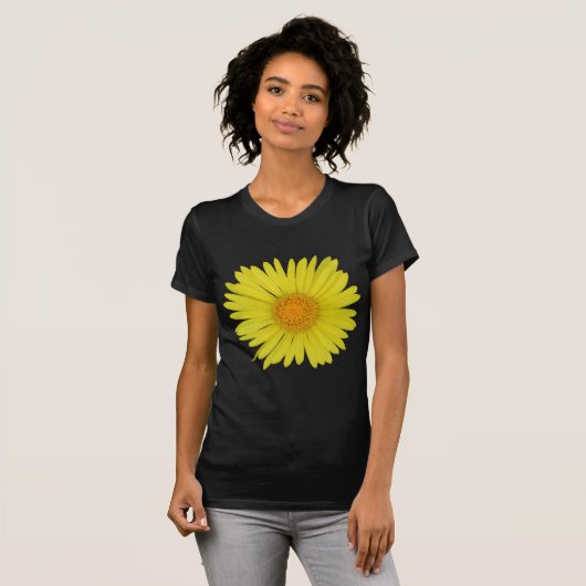 Gelbe Daisy (abgeschieden) T-Shirt (Vorne ganz)