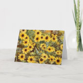 Gelbe Daisy-Blume Art Blank Note Card Karte (Vorderseite)