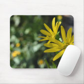 Gelbe Daisy-Blume Blumennatur Fotografie Mousepad (Mit Mouse)