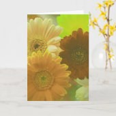 Gelbe Daisy-Blume Foto Hinweis oder Grußkarten Karte (Gelbe Blume)