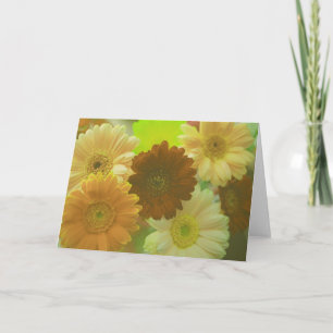 Gelbe Daisy-Blume Foto Note oder Grußkarte Karte