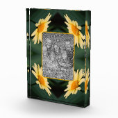Gelbe Daisy-Blume Fotoblock (Rechts)