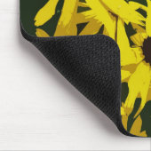 Gelbe Daisy-Blume Mousepad (Ecke)