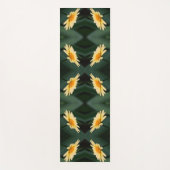 Gelbe Daisy-Blume Nah Abstrakt Yogamatte (Vorderseite)