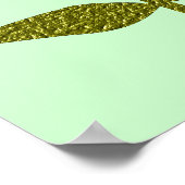 Gelbe Daisy-Blume Poster (Ecke)