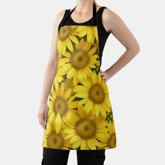 Gelbe Daisy-Blume Schürze (InSitu)