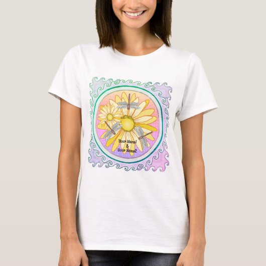 Gelbe Daisy T-Shirt (Vorderseite)