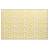 Gelbe Damaske Vintages elegantes Muster Stoff (Fat Quarter (45,7 x 55,9 cm))