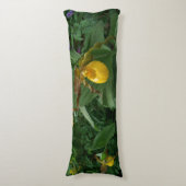 Gelbe Dame-Blume in Blüte Seitenschläferkissen (Vorderseite Vertikal)