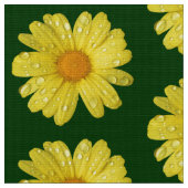 Gelbe Dämmerung im Regen Stoff (Nahaufnahme)